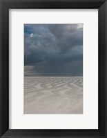 Framed Flooded Desert Floor At The Bonneville Salt Flats, Utah