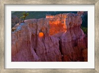 Framed First Light On The Hoodoos At Sunrise Point, Bryce Canyon National Park