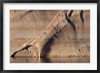 Framed Sandstone Canyon Wall Detail, Utah