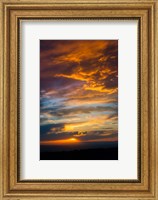 Framed Sunset From The Colorado Plateau, Utah