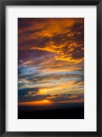 Framed Sunset From The Colorado Plateau, Utah