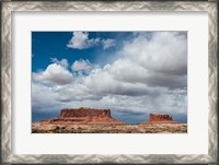 Framed Mesas And Thunderclouds Over The Colorado Plateau, Utah