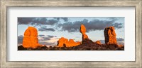 Framed Arches National Park Balanced Rock Panorama, Utah