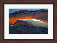 Framed Overlook Vista Through Mesa Arch, Utah