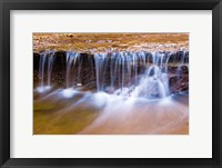 Framed Cascade Along The Left Fork Of North Creek, Zion National Park, Utah