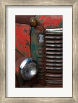 Framed Rusted And Abandoned International Truck