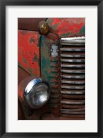 Framed Rusted And Abandoned International Truck