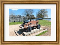 Framed Jamestown Island Cannonm Virginia