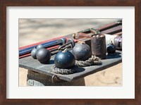 Framed Artillery In The Continental Army Encampment, Virginia