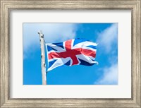 Framed British Flag, Jamestown, Virignia