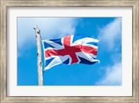 Framed British Flag, Jamestown, Virignia