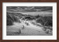 Framed Long Beach, Washington (BW)