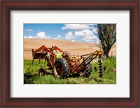 Framed Tractor Used For Fence Building, Washington