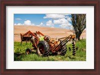 Framed Tractor Used For Fence Building, Washington