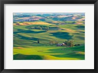 Framed Farmland Viewed From Steptoe Butte, Washington State