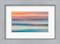 Framed Abstract Of Sunset And Ocean,, Cape Disappointment State Park