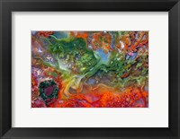 Framed Colorful Agate