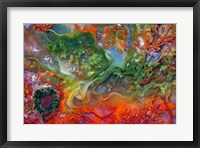 Framed Colorful Agate