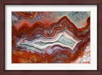 Framed Mexican Crazy Lace Agate II