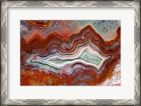 Framed Mexican Crazy Lace Agate II