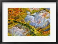 Framed Rainbow Ridge Picture Agate