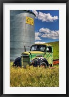 Framed Silo With Old Field Truck