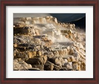 Framed Mammoth Hot Springs, Yellowstone National Park, Wyoming