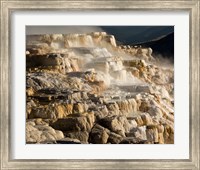 Framed Mammoth Hot Springs, Yellowstone National Park, Wyoming