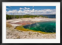 Framed Abyss Pool, West Thumb Geyser Basin, Wyoming