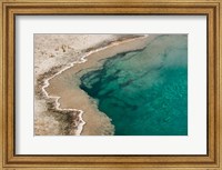 Framed Black Pool, West Thumb Geyser Basin, Wyoming