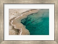 Framed Black Pool, West Thumb Geyser Basin, Wyoming