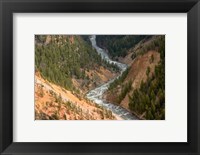 Framed Inspiration Point, Yellowstone River, Grand Canyon Of The Yellowstone