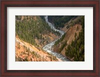 Framed Inspiration Point, Yellowstone River, Grand Canyon Of The Yellowstone
