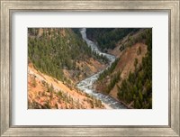 Framed Inspiration Point, Yellowstone River, Grand Canyon Of The Yellowstone