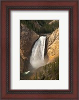 Framed Lower Falls Of The Yellowstone, Lookout Point, Wyoming