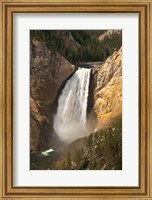 Framed Lower Falls Of The Yellowstone, Lookout Point, Wyoming