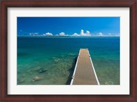 Framed Pier With Cooks Island, Guam