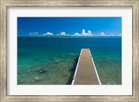 Framed Pier With Cooks Island, Guam