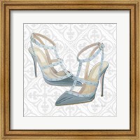 Framed 'Must Have Fashion II Gray White' border=