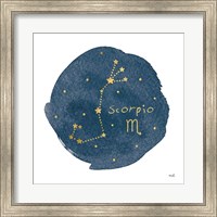 Framed Horoscope Scorpio