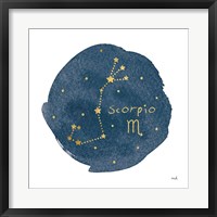 Framed Horoscope Scorpio