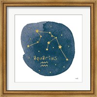 Framed Horoscope Aquarius