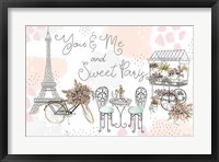 Framed Sweet Paris I