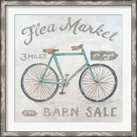 Framed White Barn Flea Market IV