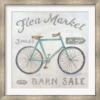 Framed White Barn Flea Market IV