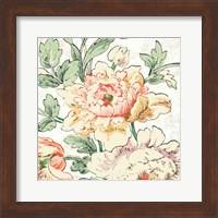Framed Cottage Roses VI