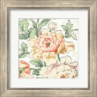 Framed Cottage Roses VI