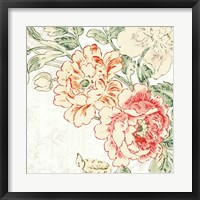 Framed Cottage Roses V