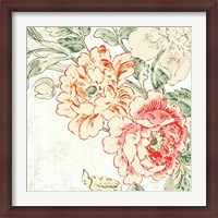 Framed Cottage Roses V