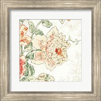 Framed Cottage Roses IV